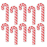 Beistle Mini Candy Cane Cutouts