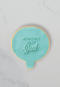 COO KIE Embosser Stamp - World's Best Dad