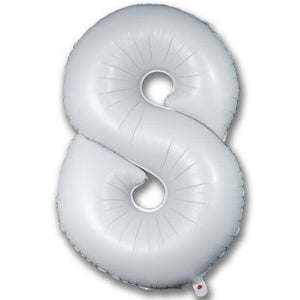 SuperShape Numbers WHITE #8