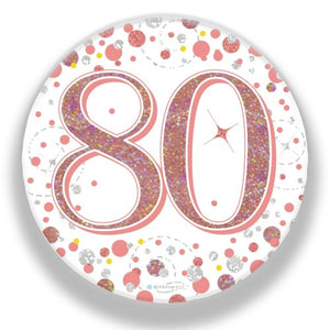SPARKLING FIZZ ROSE GOLD BADGE #80