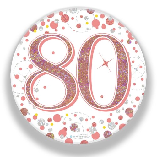 SPARKLING FIZZ ROSE GOLD BADGE #80