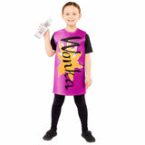 Amscan Charlie & The Chocolate Factory Golden Ticket Wonka Bar Kids Costume 3-7 Years