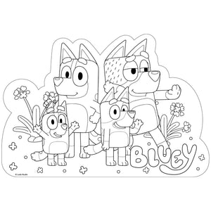COLOUR IN PLACEMATS - BLUEY