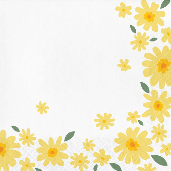 Sweet Daisy Lunch Napkins