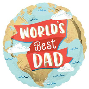 45cm Foil - WORLD'S BEST DAD
