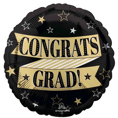 45cm Foil Balloon -  Congrats Grad!