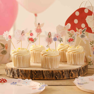 Ginger Ray Fairy Garden Cupcake Toppers