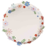 Ginger Ray Fairy Garden Floral Plates
