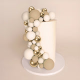 Sprinks Cake Ball Toppers Champagne Gold 32Pk