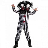 Two-Headed Clown Kids Costume Set 5–7 Years