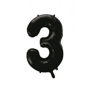 Mid 86cm Numbers BLACK #3
