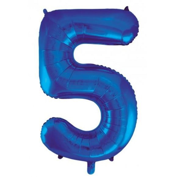 Mid 86cm Numbers BLUE #5