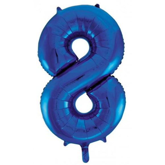 Mid 86cm Numbers BLUE #8
