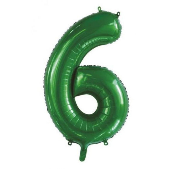 Mid 86cm Numbers GREEN #6