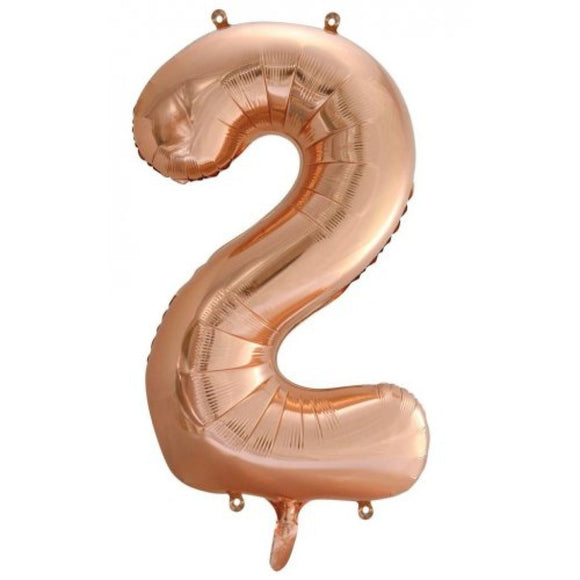 Mid 86cm Numbers ROSE GOLD #2
