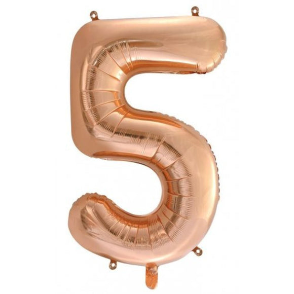 Mid 86cm Numbers ROSE GOLD #5