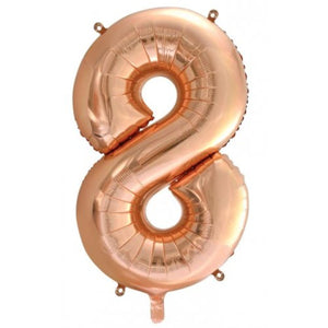 Mid 86cm Numbers ROSE GOLD #8
