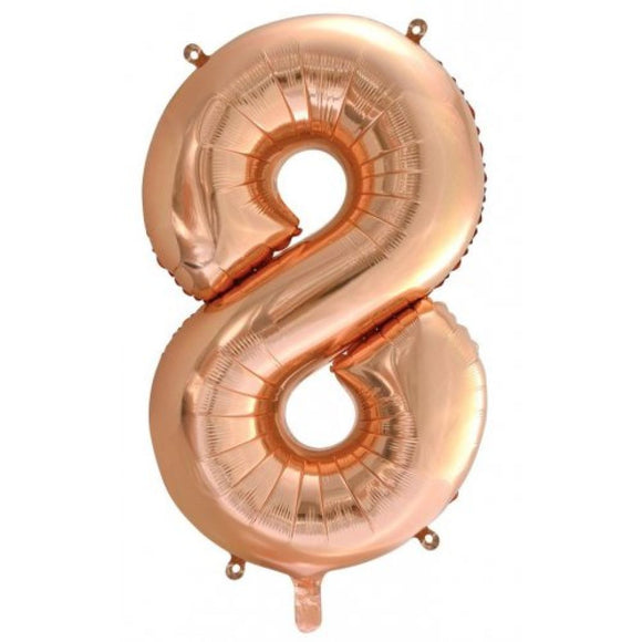 Mid 86cm Numbers ROSE GOLD #8