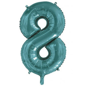 Mid 86cm Numbers TEAL #8