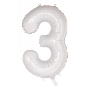 Mid 86cm Numbers WHITE #3