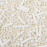 Sprinks Bubble & Bounce Pearl White Sprinkles 75g