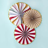 Hootyballoo Circus Party Hanging Fan Decorations 3Pk
