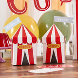 Hootyballoo Circus Party Customisable Party Boxes 4Pk
