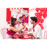 Valentine's Day Heart Shaped Red Napkins 20Pk