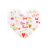 Valentine's Day Galentine's Heart Shaped Napkins 20Pk