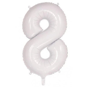 SuperShape Numbers WHITE #8