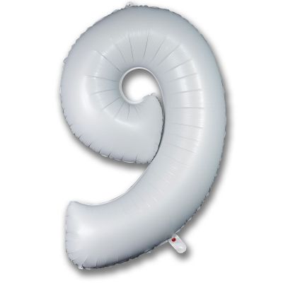 SuperShape Numbers WHITE #9