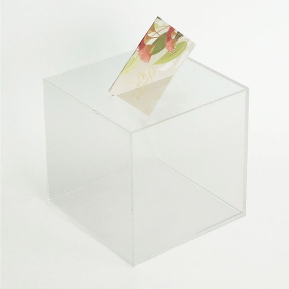 WISHING WELL CARD BOX - CLEAR ACRYLIC