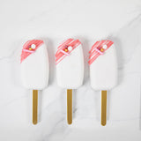 Acrylic Cakesicle Sticks Gold 25pk