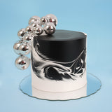 Sprinks Silver Disco Ball Toppers 12Pk
