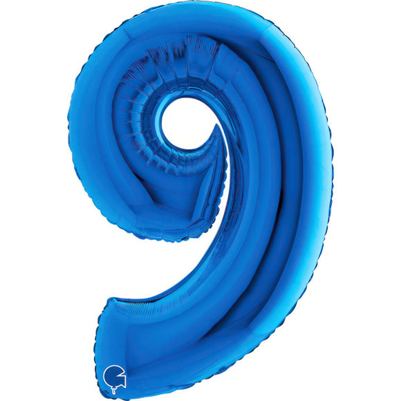 SuperShape Numbers BLUE #9