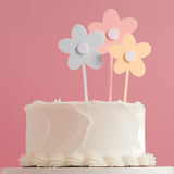 MILKSHAKE FLOWERS CAKE TOPPER