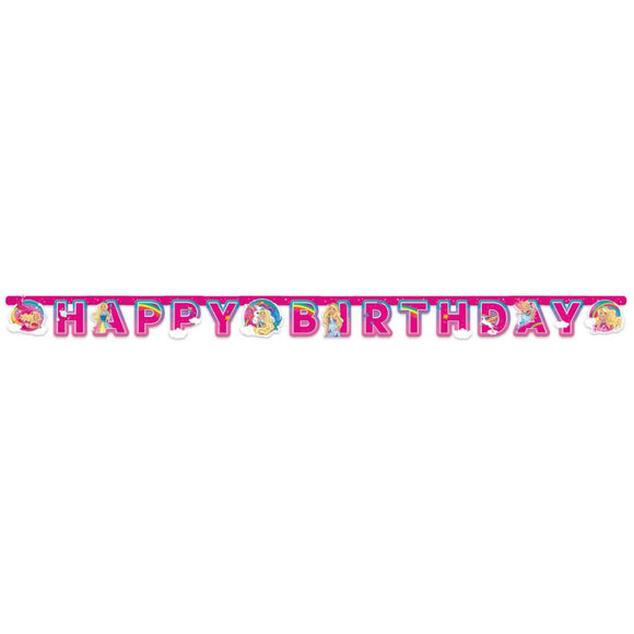 BARBIE HAPPY BIRTHDAY BANNER