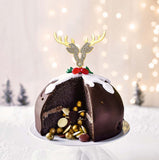 REINDEER CAKE TOPPER - GOLD METAL
