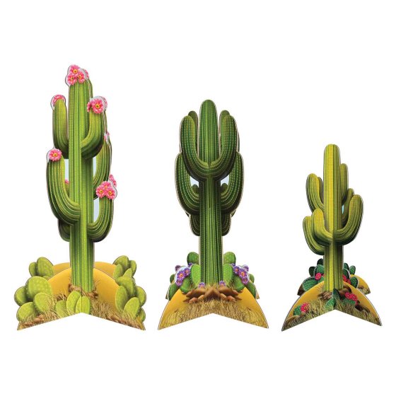 Cactus 3D Centerpiece