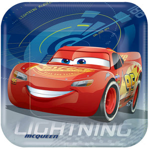 CARS SQUARE PLATES