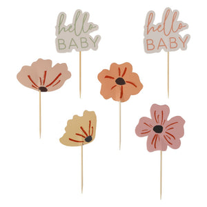 BABY SHOWER CUPCAKE TOPPERS