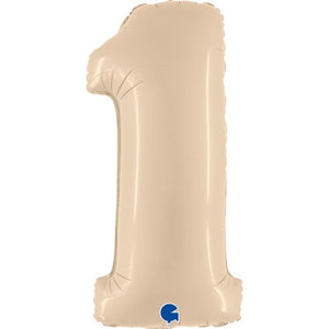 SuperShape Numbers NUDE / CREAM #1