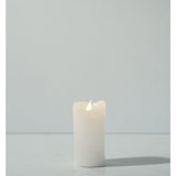 ALIGN LIGHT WHITE REAL WAX CANDLE - MELTED LOOK - 5 X 10