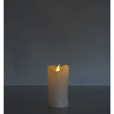ALIGN LIGHT WHITE REAL WAX CANDLE - MELTED LOOK - 5 X 10