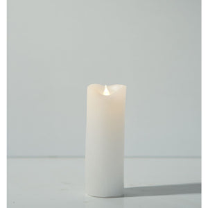 ALIGN LIGHT WHITE REAL WAX CANDLE - MELTED LOOK - 5 X 15