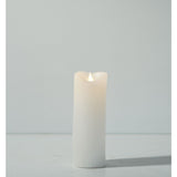 ALIGN LIGHT WHITE REAL WAX CANDLE - MELTED LOOK - 5 X 15