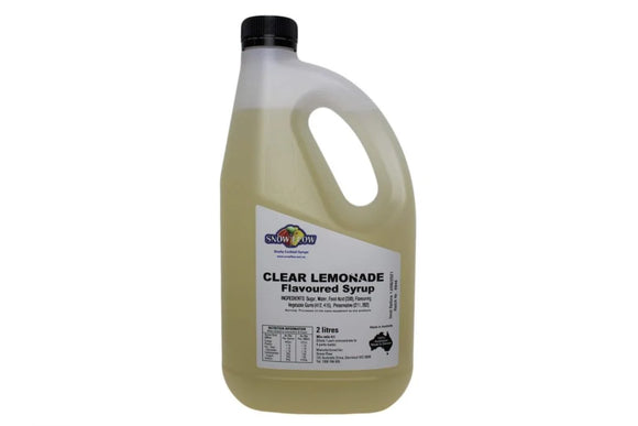SLUSHY SYRUP - CLEAR LEMONADE