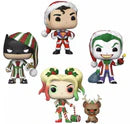 Funko POP! DC Super Heroes Christmas Special Edition 4Pk