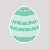 3 PIECE EASTER EGG SET CUTOUTS - FLORAL