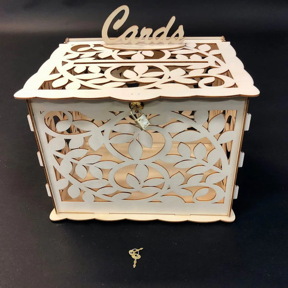 WISHING WELL CARD BOX - FLORAL